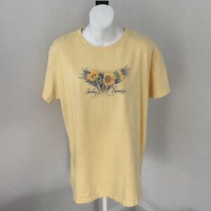 Harley-Davidson Vintage Sunflowers Tee Sz. L